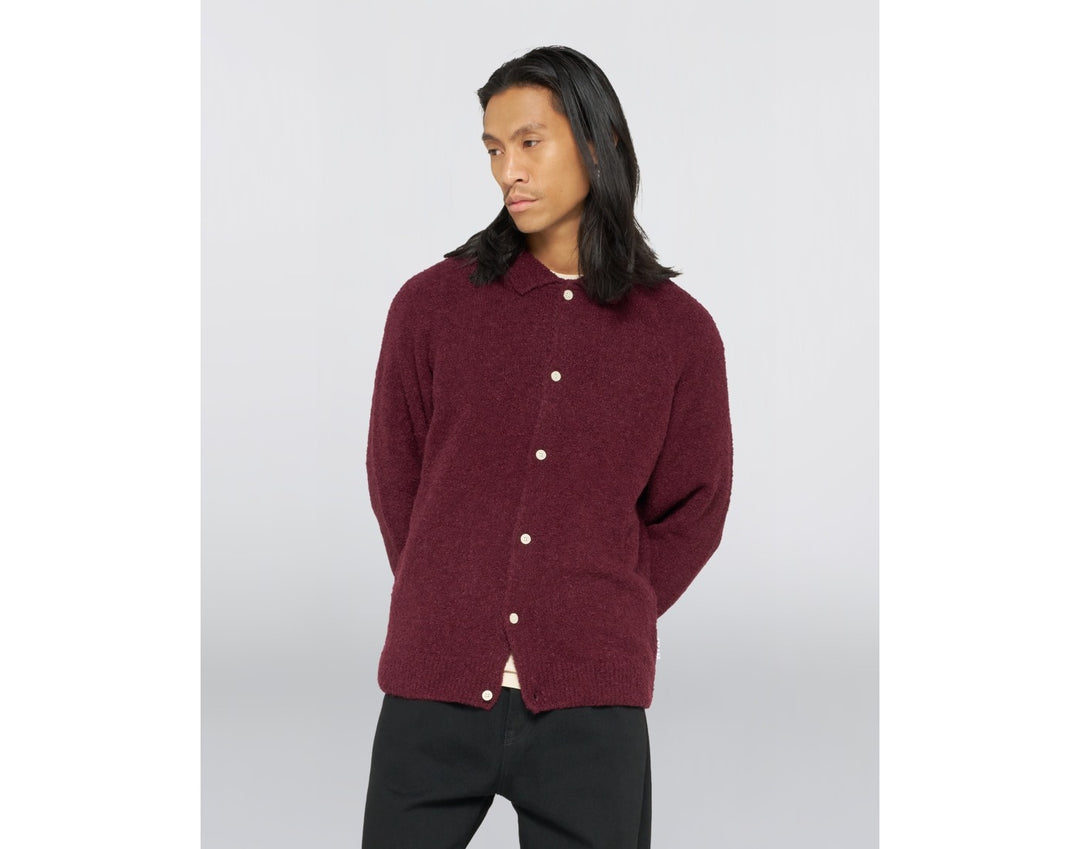 GEMINI CARDIGAN BURGUNDY