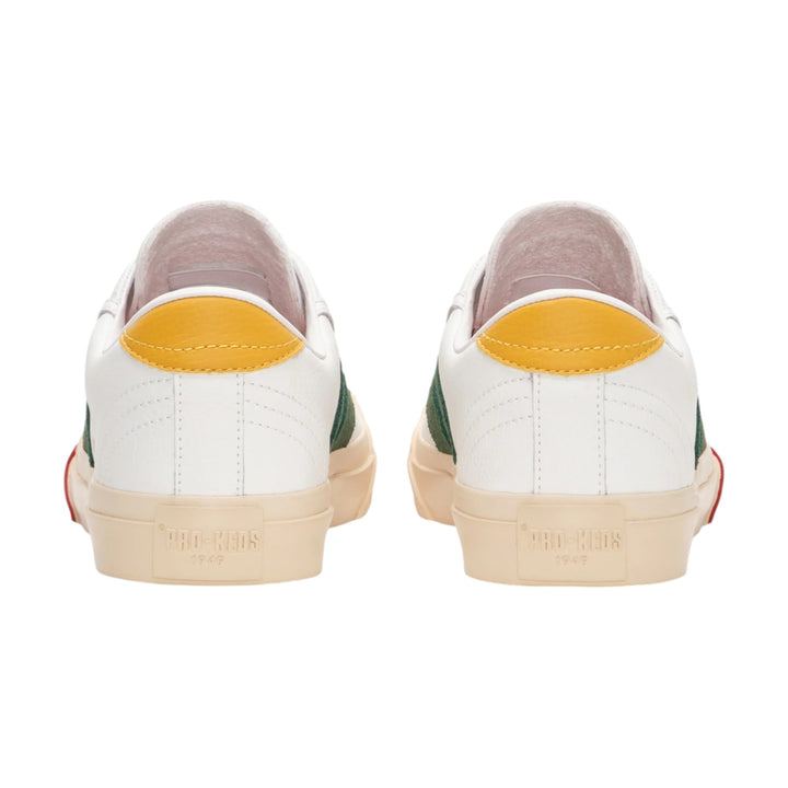 Royal Classic in weißem und grünem Leder