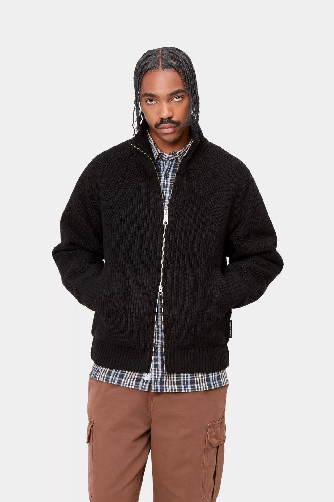 BANLEY SWEATER JACKET BLACK