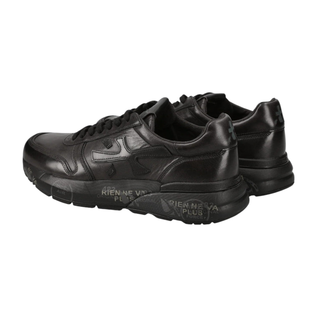 SNEAKERS MICK LEATHER BLACK 1453N