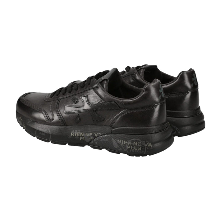 SNEAKERS MICK LEATHER BLACK 1453N