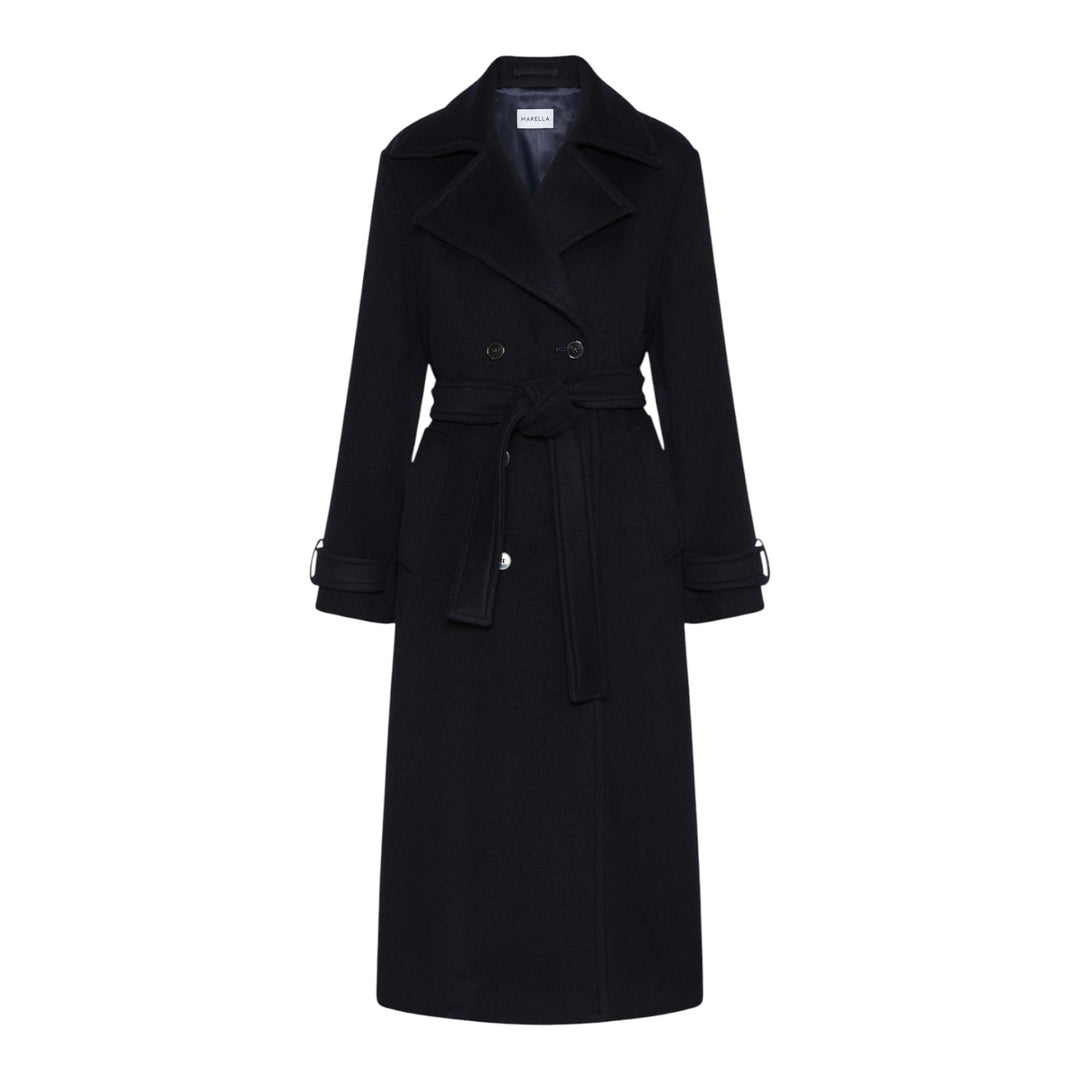 Schwarzer Balkonmantel