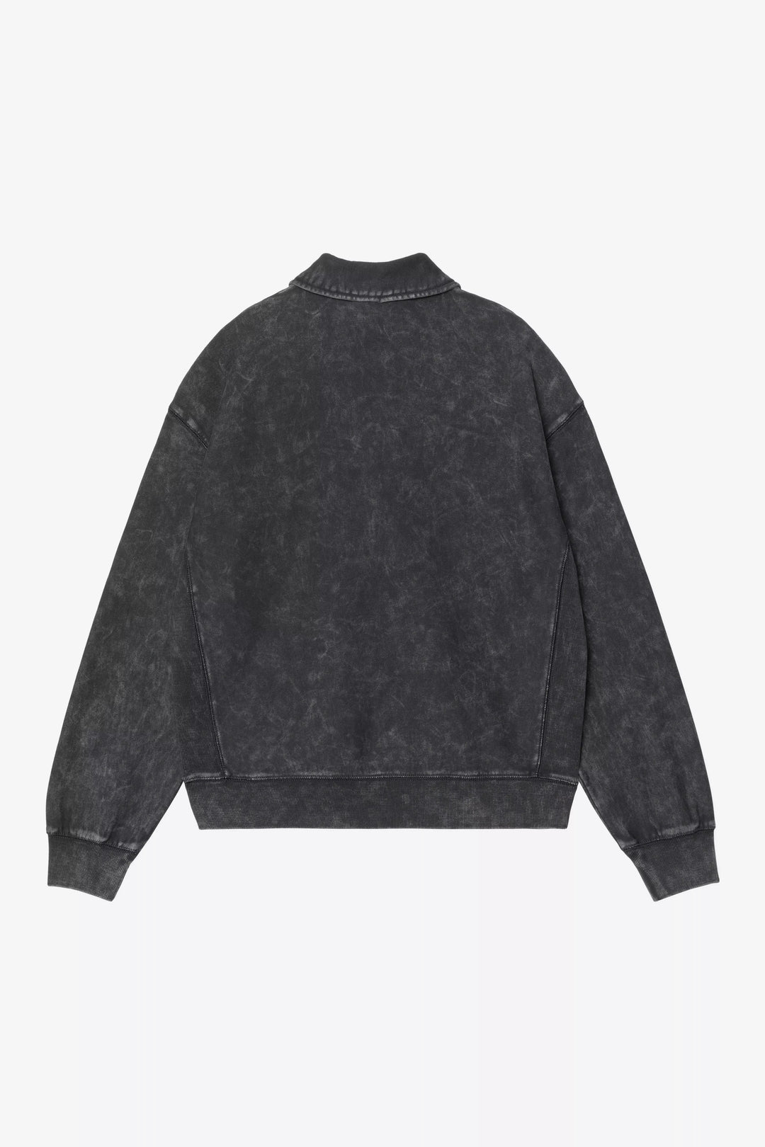 LAMBERT POLO SWEAT BLACK MOON WASH