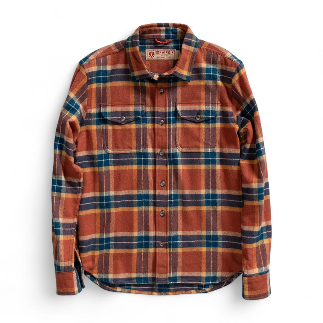 CAMICIA  TARTAN TERRACOTTA