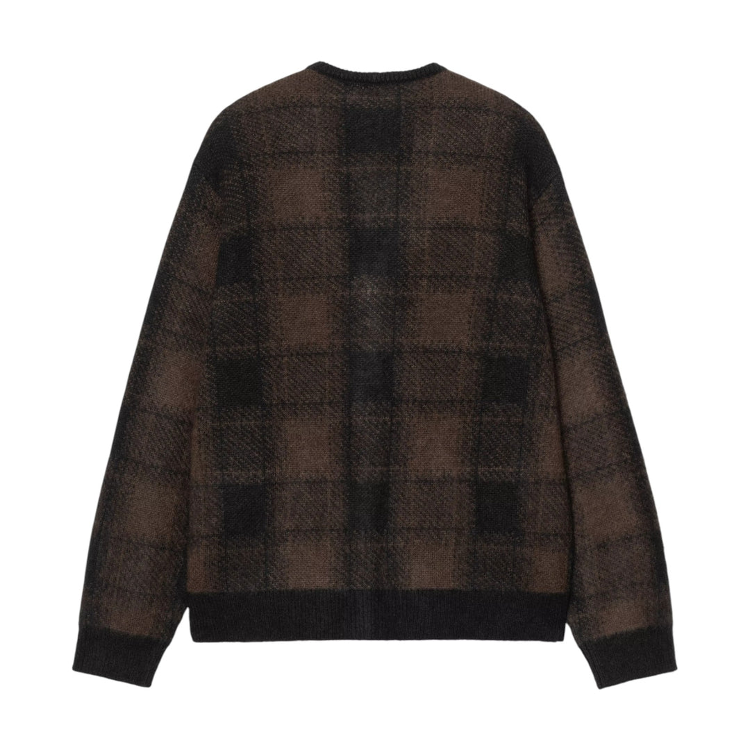 Everson Cardigan Everson Jacquard, Schwarz / Palisander