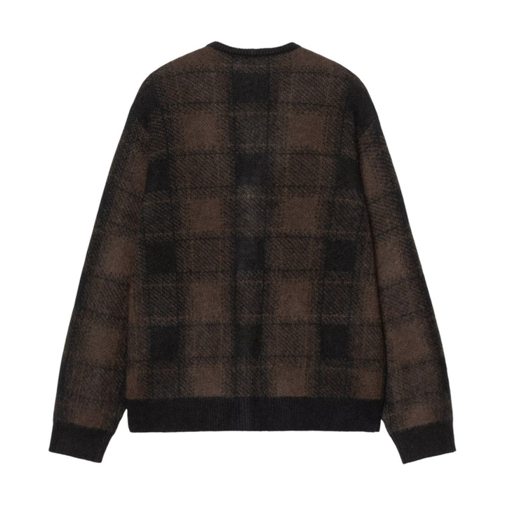 Everson Cardigan Everson Jacquard, Schwarz / Palisander