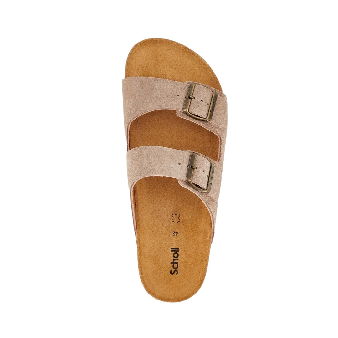JULIEN SANDALEN AUS WILDLEDER IN BEIGE