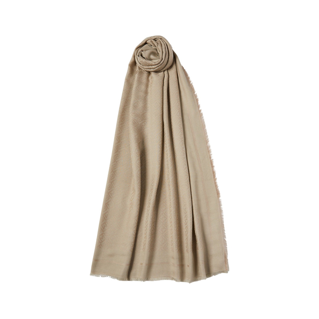 Stole-scarf-cape in DOVE GRAY BONE