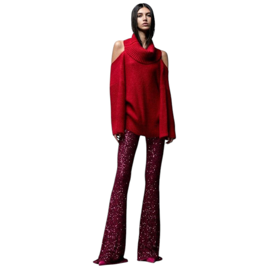 immagine-1-aniye-by-pull-a-collo-alto-in-mohair-dalpaca-rosso-maglieria-volume-maya-rosso