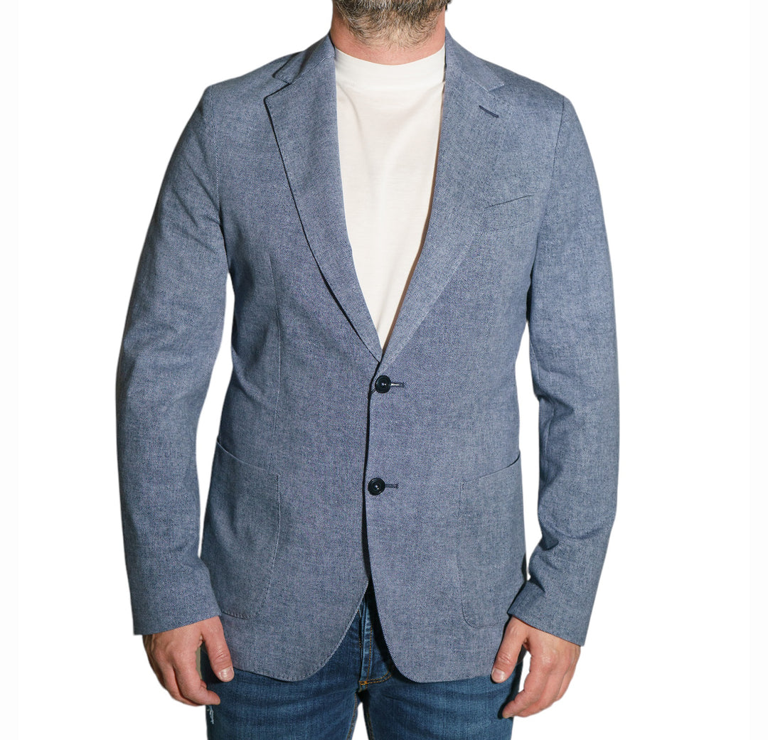 immagine-1-circolo-1901-giacca-jersey-sp-cotone-blu-giacca-cn4319-indaco