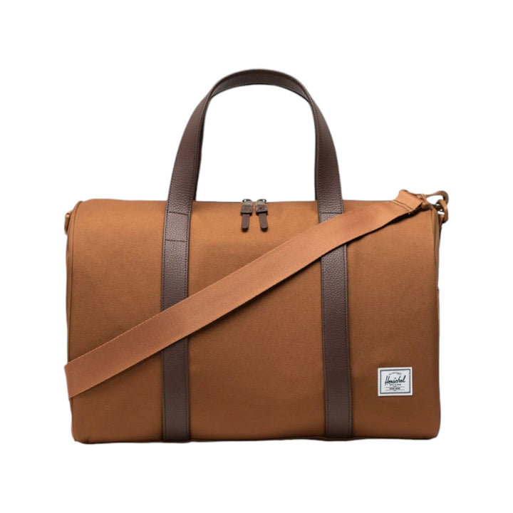 immagine-1-herschel-borsa-tracolla-pelle-nylon-cuoio-borse-novel-carry-on-duffle-rubber