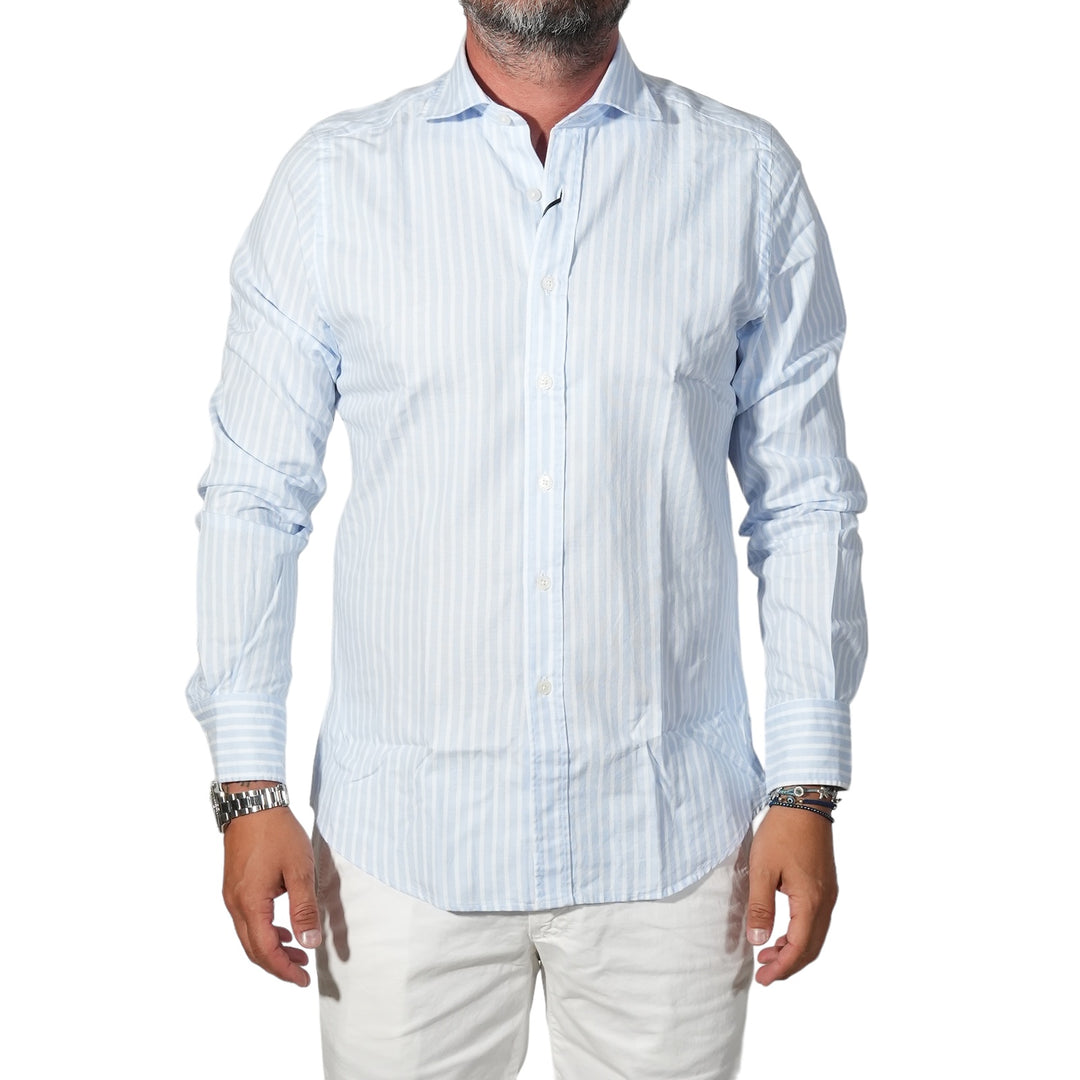 immagine-1-portofiori-camicia-oxford-cotone-rigato-celestebianco-camicia-g0026tai1817-001