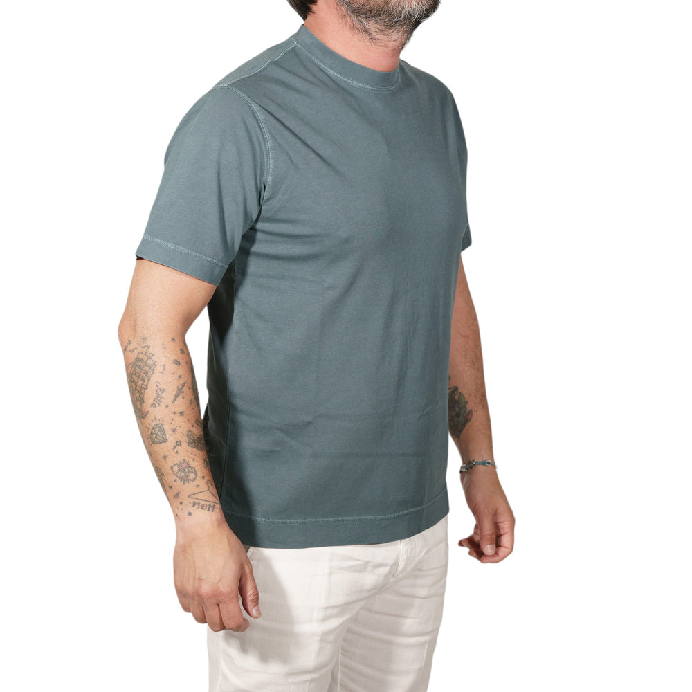 immagine-2-circolo-1901-t-shirt-jersey-tc-petrolio-t-shirt-cn4300-petrolio