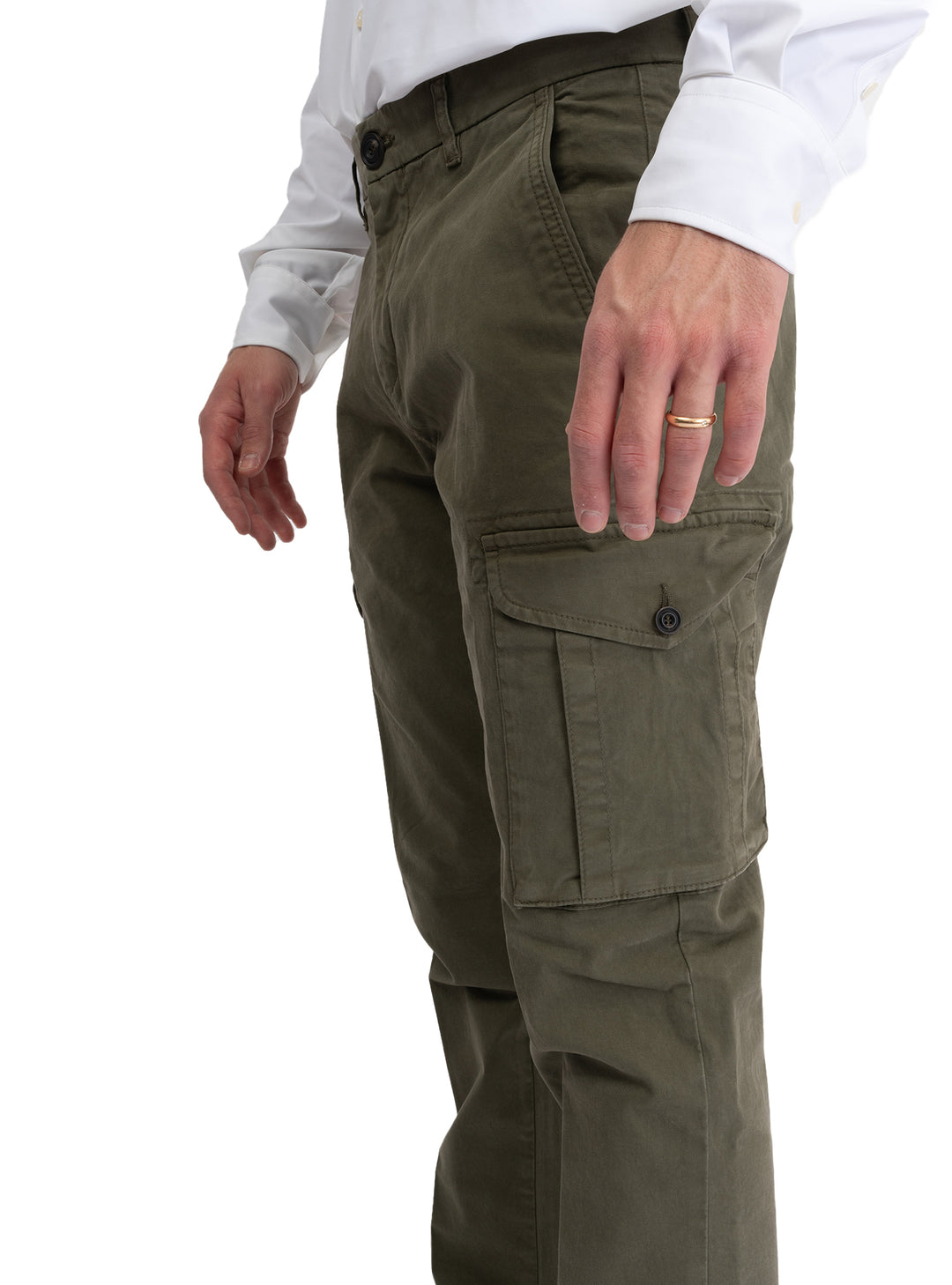 immagine-3-clark-pantalone-cargo-verde-pantaloni-martin-t091-verde