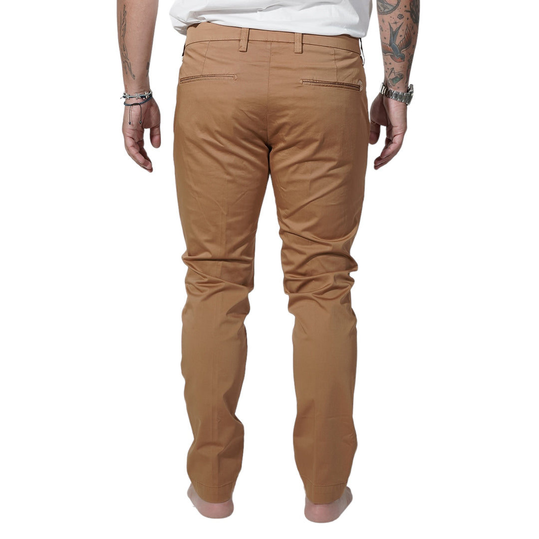 immagine-3-entre-amis-tk-america-corto-tessuto-cotone-marrone-pantaloni-p248188238-saddle-brown