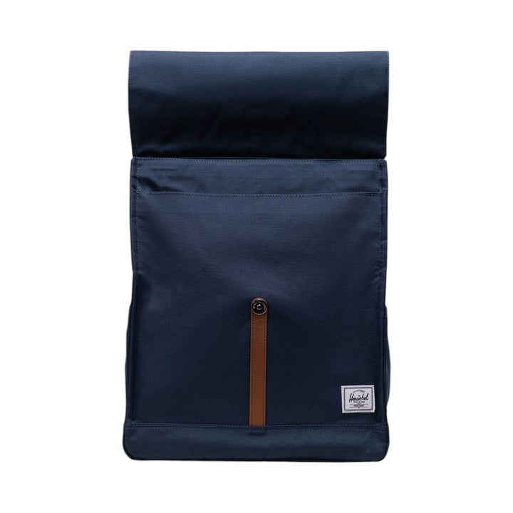 immagine-3-herschel-zaino-nylon-pelle-blu-zaini-city-backpack-blu