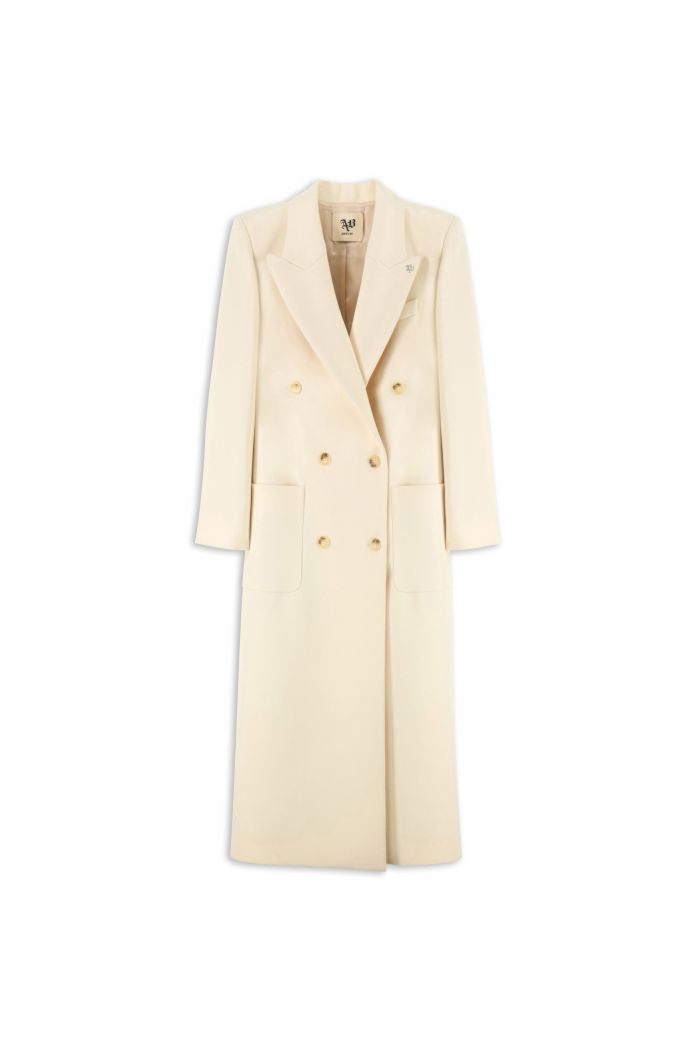 immagine-4-aniye-by-cappotto-lungo-doppiopetto-in-panno-tinta-unita-bianco-giacche-violet-long-coat-bianco