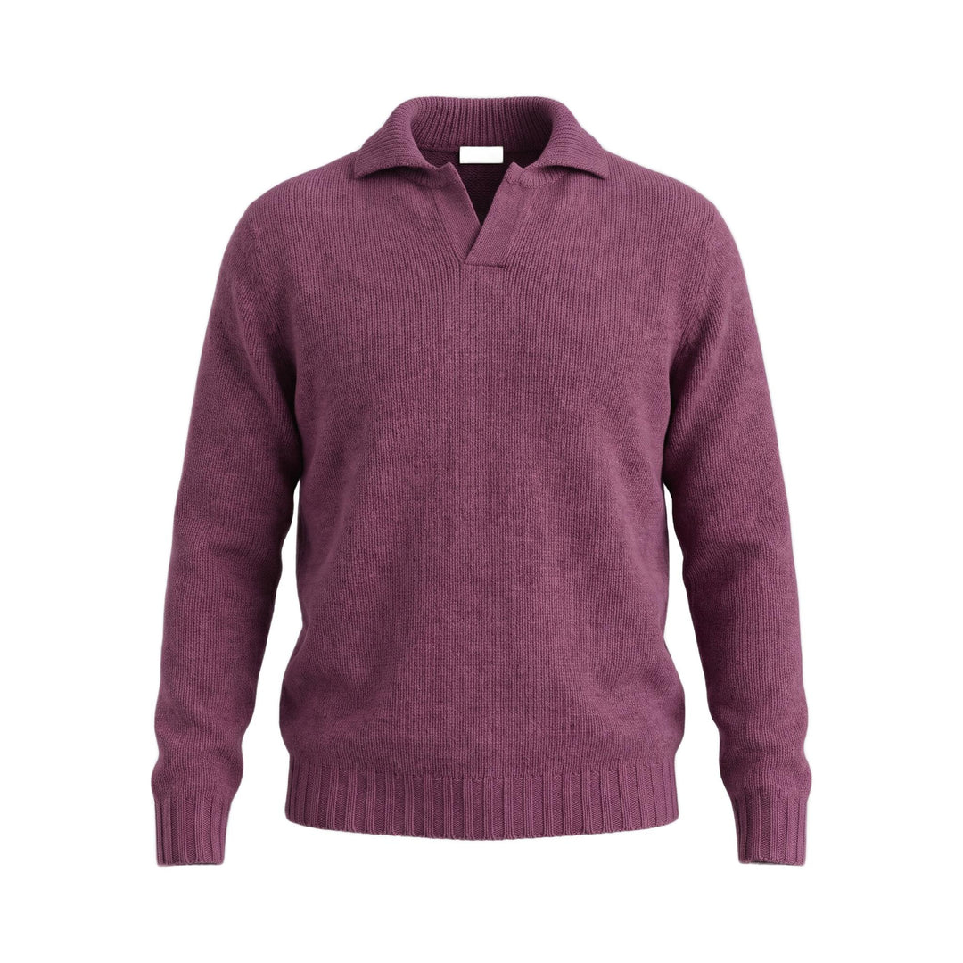 Maglia Polo Recycle Prugna Viola In The Box, vista frontale