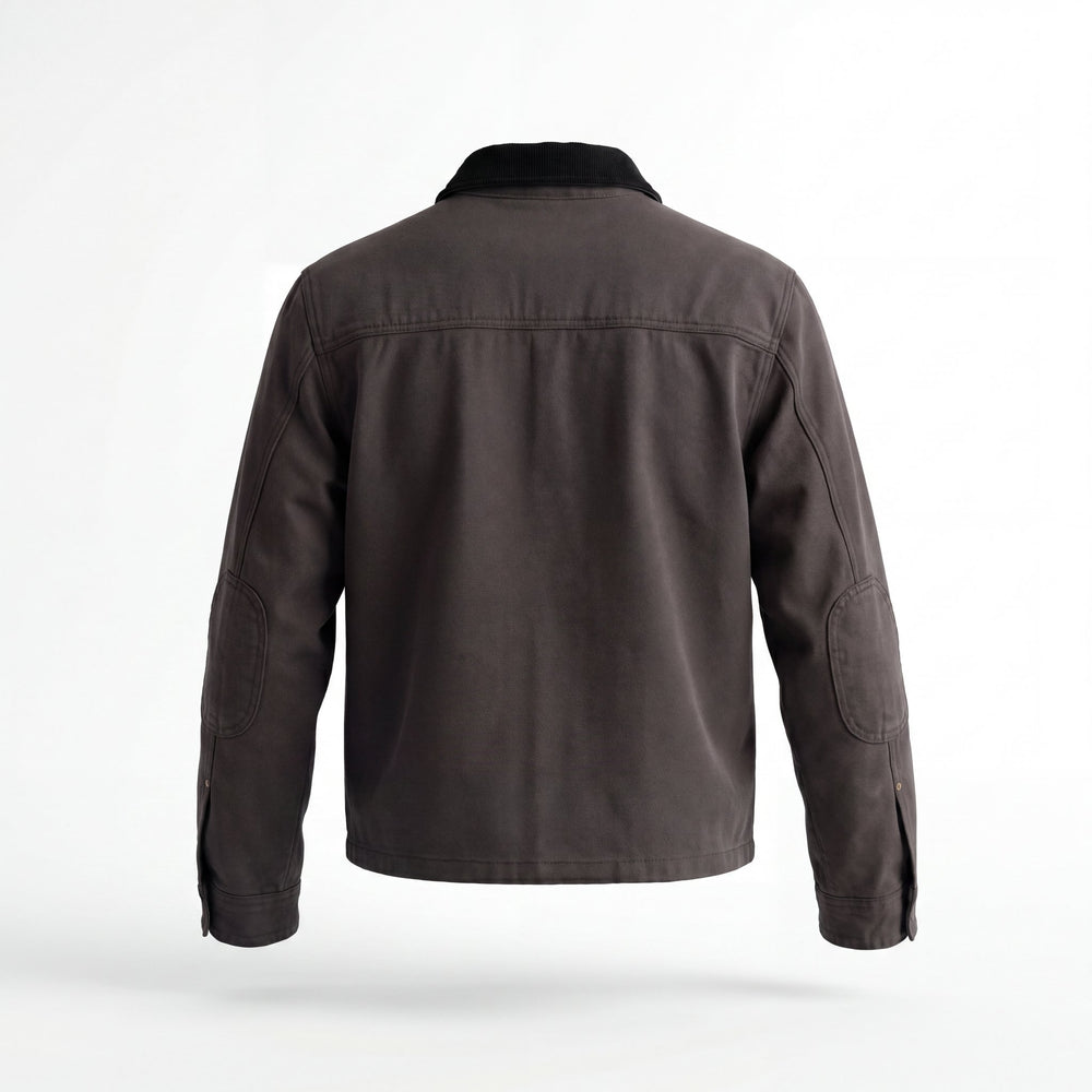 Iron and Resin BRONSON BULL  DRILL DENIM JACKET CHARCOAL Nero - foto 2