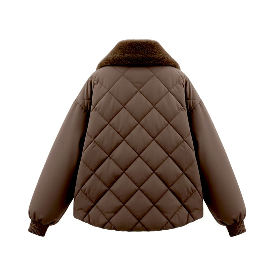 Kurz gepolsterte Senioren-Braun