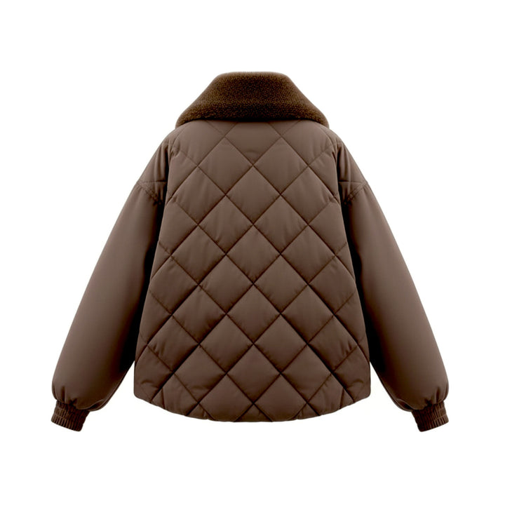 Kurz gepolsterte Senioren-Braun