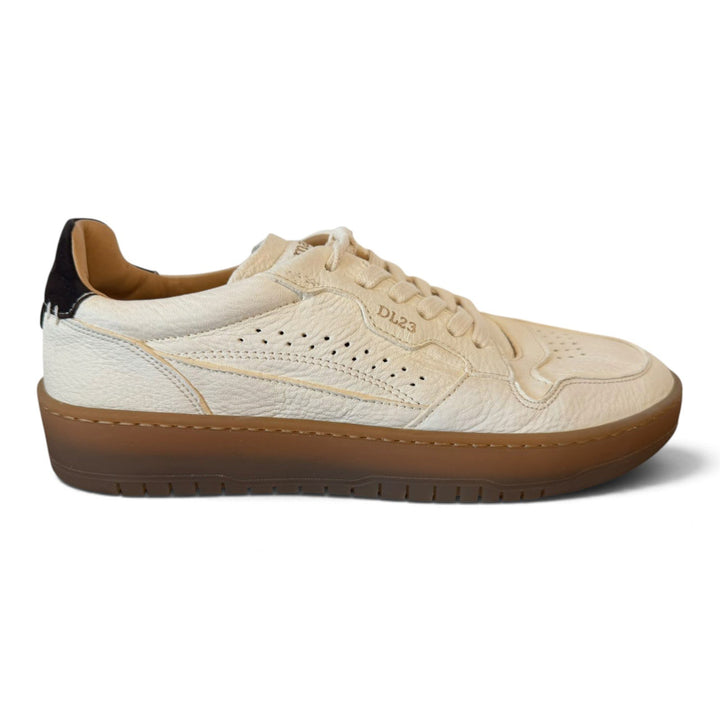 Lemargo SNEAKERS IN PELLE CERVO BURRO TALLONCINO TESTA MORO Bianco - foto 1