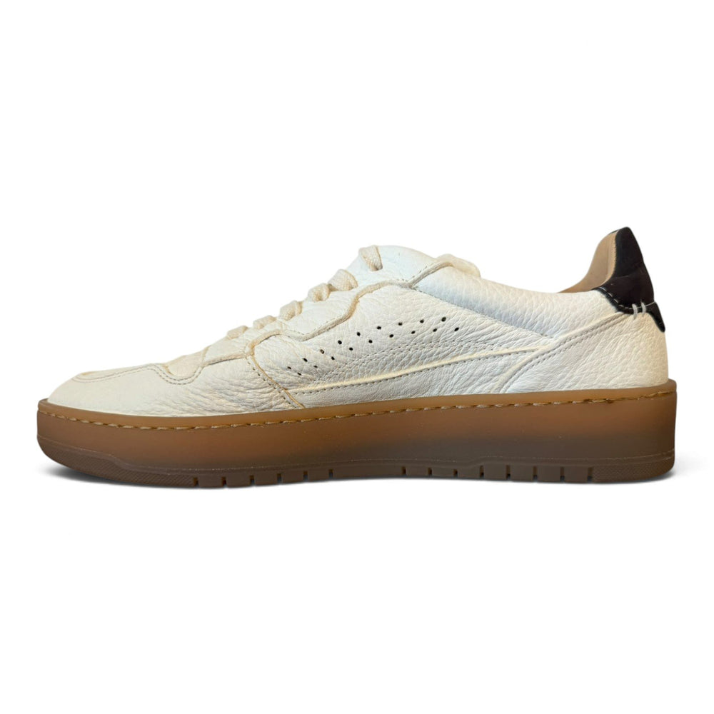 Lemargo SNEAKERS IN PELLE CERVO BURRO TALLONCINO TESTA MORO Bianco - foto 2