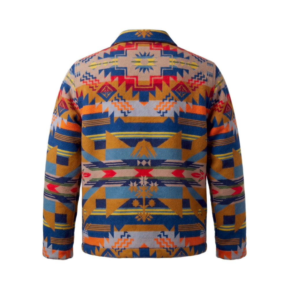Manifattura Ceccarelli NATIVE WOOL JACKET GRAPHIC COLOUR Multicolor - foto 2