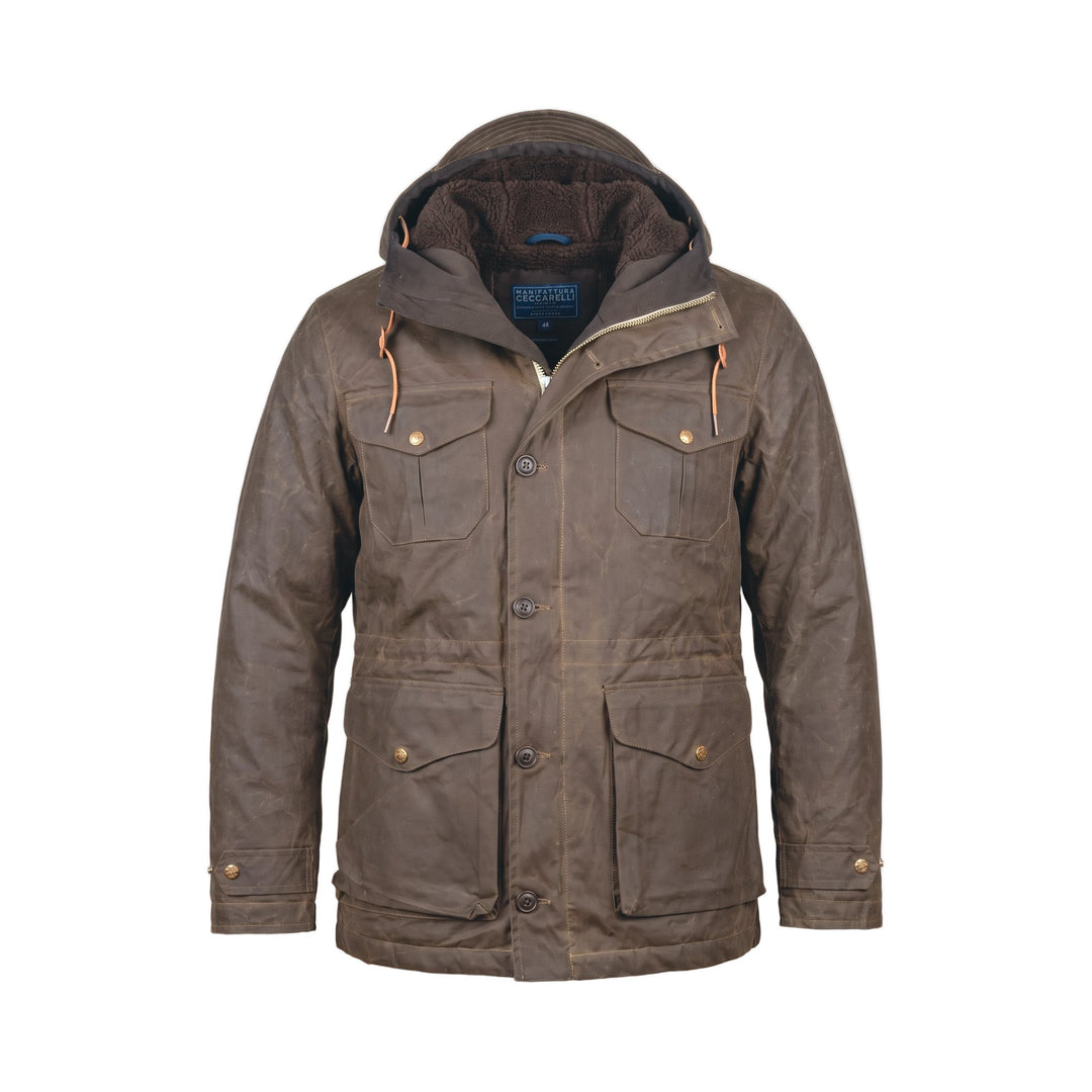 Manifattura Ceccarelli TEDDY LIDED WEEKENDER COAT DARK TAN Marrone - foto 1