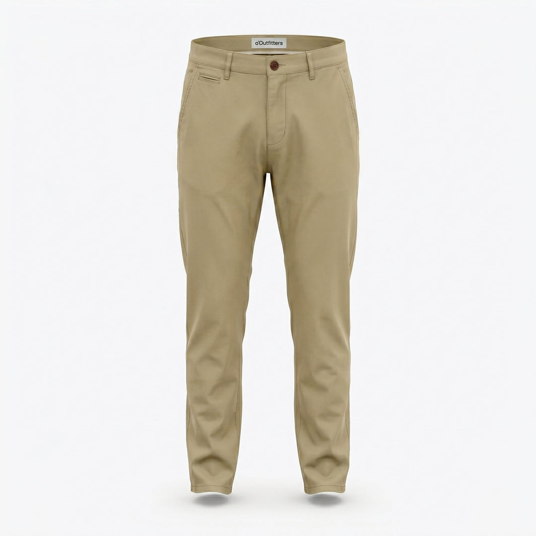 Modfitter Pantalone Carnaby Popeline Moka Beige - foto 1