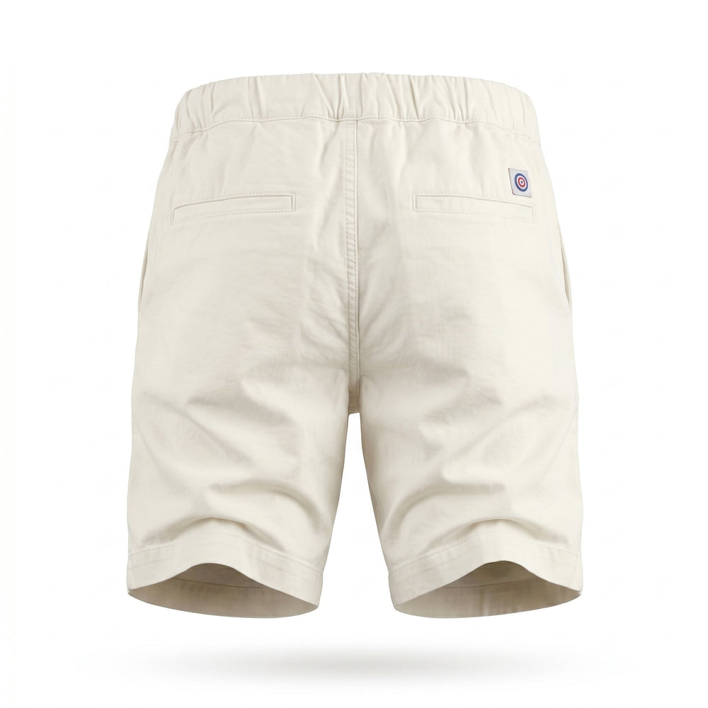 Modfitters SHORT CARDIFF MISTO LINO OLD OFF WHITE Bianco - foto 2