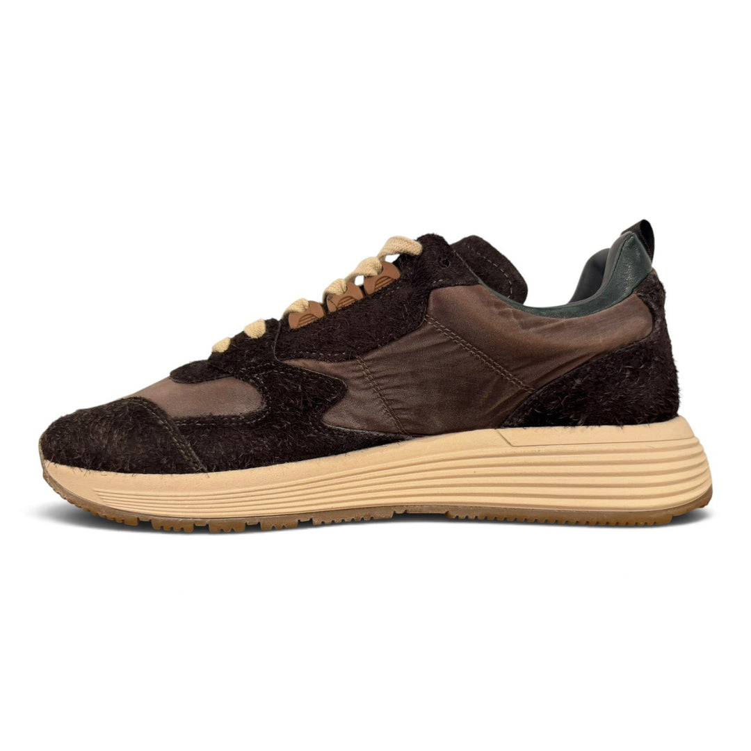 Sneakers Creft in vera pelle marrone Moma