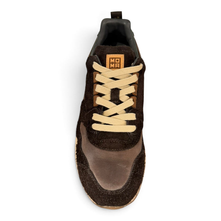 Sneakers Creft in vera pelle marrone Moma