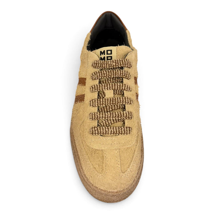 Kazan sneaker in pelle scamosciata beige Moma