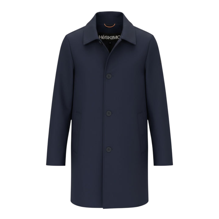 TRENCH TECNICO FELPATO BLU