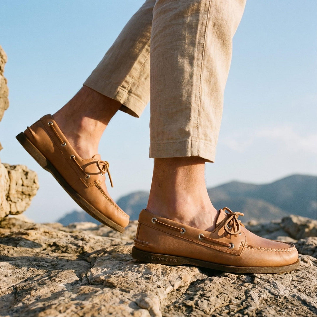 Sperry AO 2 EYE SHARA LEATHER SMOOTH ROYAL BROWN Marrone - foto 2