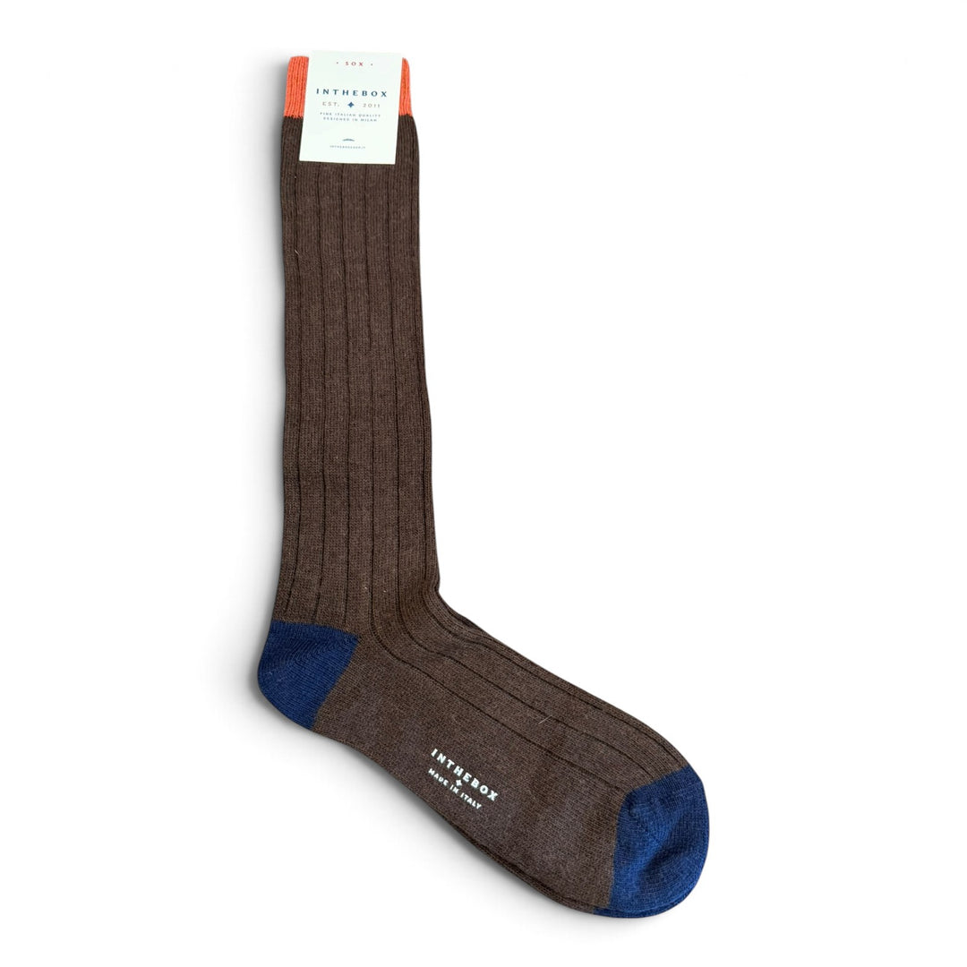 Calze Cachemire Basic Marrone