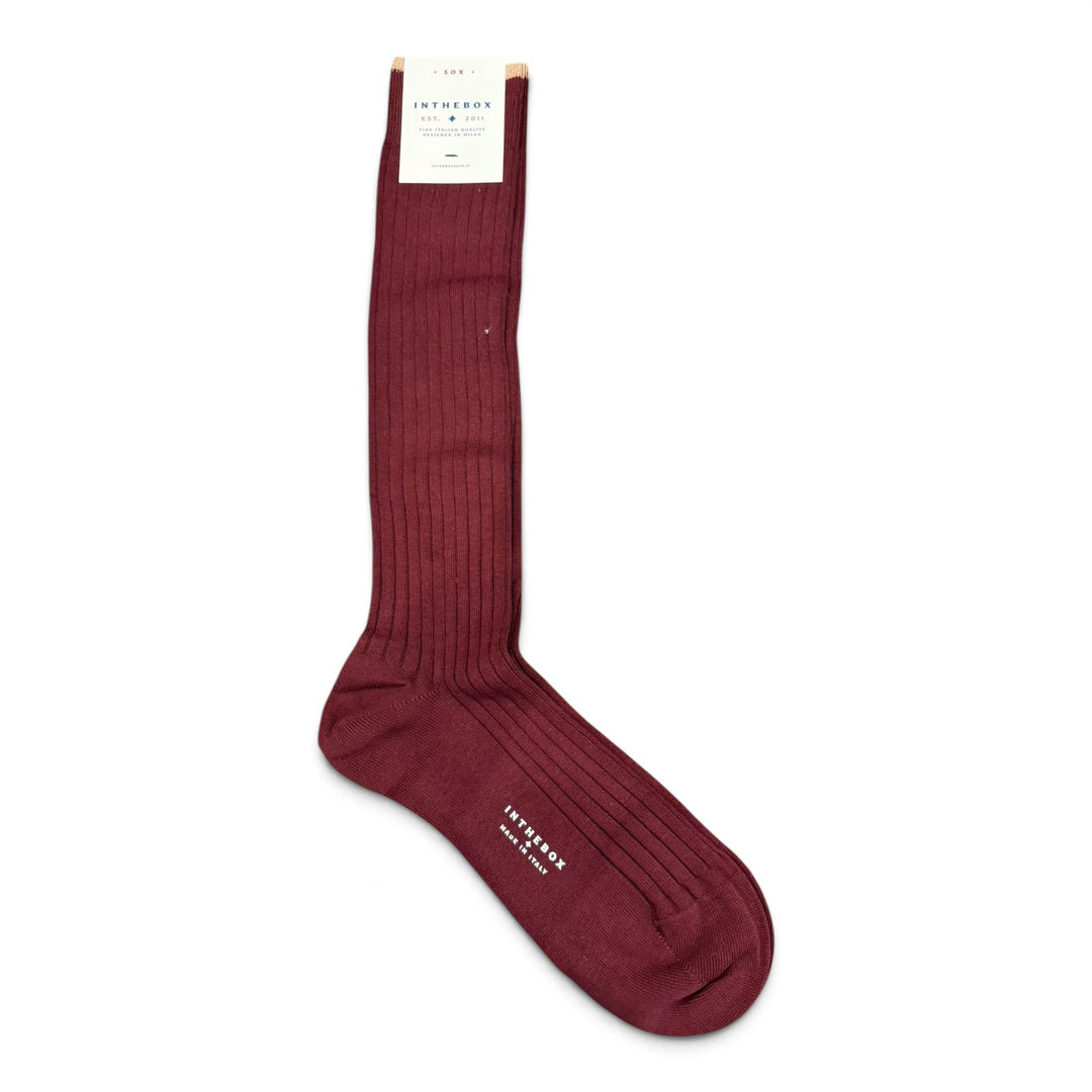 Socken Cotton Basic Bordeaux