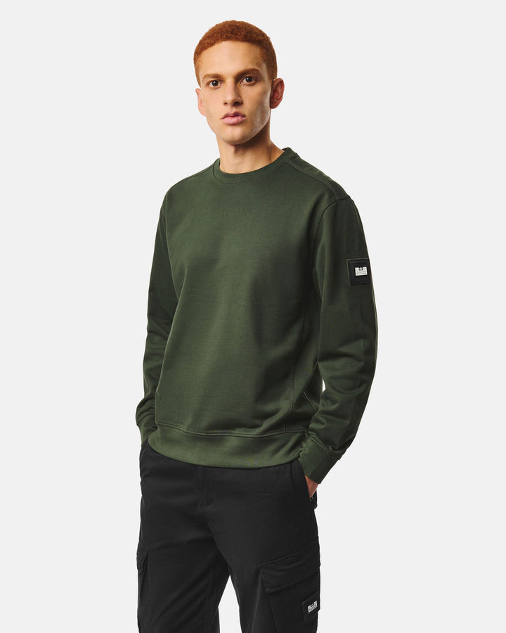 Weekend Offender Thunder Sweatshirt Black Forest Verde - foto 2