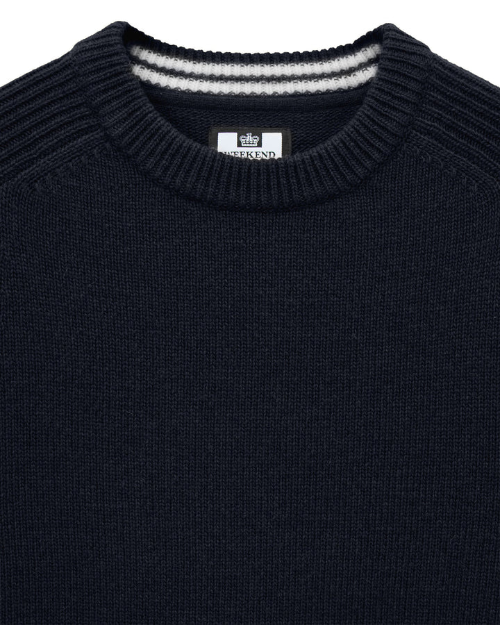 Weekend Offender Zagreb Jumper Navy Blu - foto 6