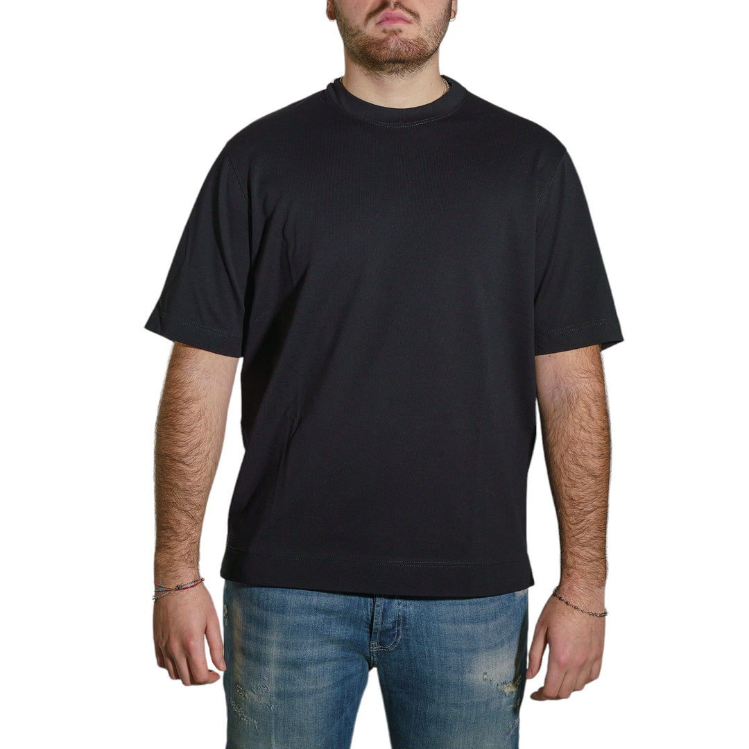 immagine-1-circolo-1901-t-shirt-piquet-filo-scozia-nero-t-shirt-cn4286-nero